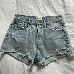 AGOLDE Parker Denim Shorts